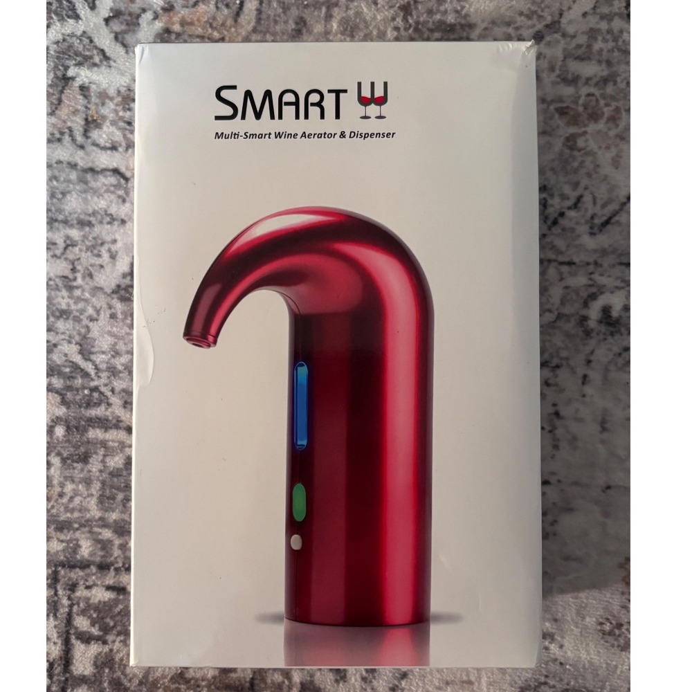 Smart Multi-Smart Wine‎ Aerator & Dispenser Electric Black SW-EA01 USB Charging